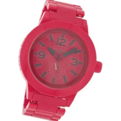 Oozoo Damen Armbanduhr Timepieces Analog Plastik pink UOC4117A