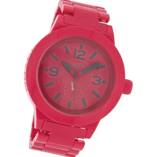 Oozoo Damen Armbanduhr Timepieces Analog Plastik pink UOC4117A