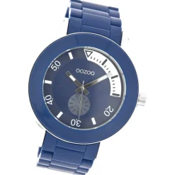 Oozoo Damen Armbanduhr Timepieces Analog Plastik blau UOC4258A