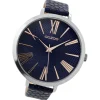 Oozoo Damen Armbanduhr Timepieces Analog Leder blau UOC9218A