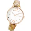 Oozoo Damen Armbanduhr Timepieces C9481 38mm Quarz Leder pink gold UOC9481
