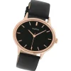 Oozoo Damen Armbanduhr Timepieces C11054 Analog Leder schwarz UOC11054