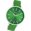 Oozoo Damen Armbanduhr Timepieces Analog Leder grün UOC11297