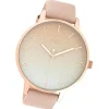 Oozoo Damen Armbanduhr Timepieces Analog Leder beige weiß UOC10831