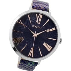 Oozoo Damen Armbanduhr Timepieces Analog Metall blau UOC9215A