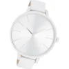 Oozoo Damen Armbanduhr Timepieces Analog Leder weiß UOC11070