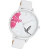 Oozoo Damen Armbanduhr Timepieces Analog Leder weiß UOC11066