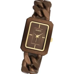 Oozoo Damen Armbanduhr Timepieces Analog Kunststoff bronze UOC11276