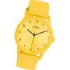 Oozoo Damen Armbanduhr Timepieces Analog Leder gelb UOC11167