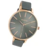 Oozoo Damen Armbanduhr Timepieces C10713 Analog Leder blaugrau UOC10713