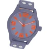 Oozoo Damen Armbanduhr Timepieces Analog Lederband dunkelgrau graublau UOC00900