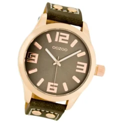 Oozoo Damen Armbanduhr Timepieces C1158 Analog Leder braun UOC1158