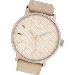 Oozoo Damen Armbanduhr Timepieces Analog Leder rosa UOC10037