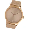 Oozoo Damen Armbanduhr Timepieces Analog Metall rosegold UOC10057