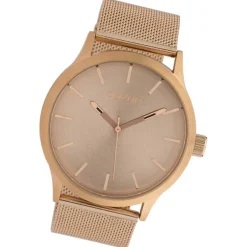 Oozoo Damen Armbanduhr Timepieces Analog Metall rosegold UOC10057