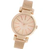 Oozoo Damen Armbanduhr Timepieces Analog Metall rosegold UOC10129