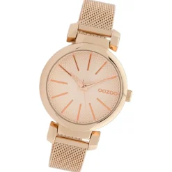 Oozoo Damen Armbanduhr Timepieces Analog Metall rosegold UOC10129