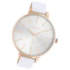 Oozoo Damen Armbanduhr Timepieces C10710 Analog Leder weiß UOC10710