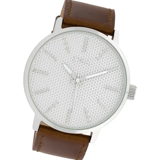 Oozoo Damen Armbanduhr Timepieces Analog Leder braun UOC10035