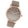 Oozoo Damen Armbanduhr Timepieces C10937 Analog Leder braun taupe UOC10937