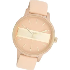 Oozoo Damen Armbanduhr Timepieces Analog Leder pink UOC11151