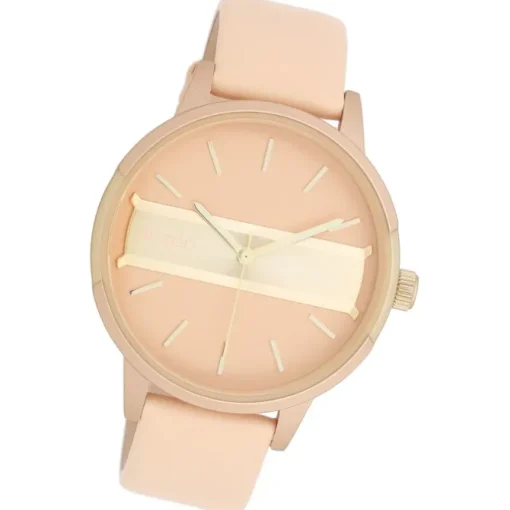 Oozoo Damen Armbanduhr Timepieces Analog Leder pink UOC11151