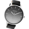 Oozoo Damen Armbanduhr Timepieces Analog Leder schwarz UOC10834