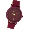 Oozoo Damen Armbanduhr Timepieces Analog Leder violett UOC10609