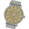 Oozoo Damen Armbanduhr Timepieces Analog Leder grau UOC10036
