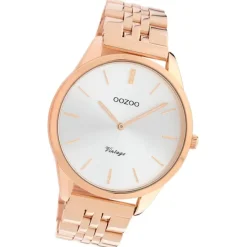 Oozoo Damen Armbanduhr Timepieces Analog Metall rosegold UOC9988A