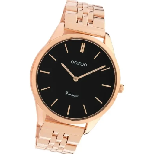 Oozoo Damen Armbanduhr Timepieces Analog Metall rosegold UOC9989A