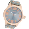 Oozoo Damen Armbanduhr Timepieces Analog Leder grau UOC1104A