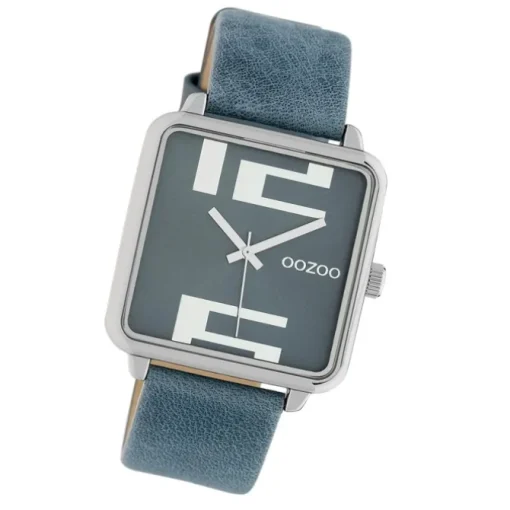 Oozoo Damen Armbanduhr Timepieces Analog Leder blau UOC10361