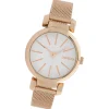 Oozoo Damen Armbanduhr Timepieces Analog Metall rosegold UOC10127