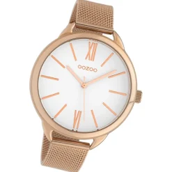 Oozoo Damen Armbanduhr Timepieces Analog Metall rosegold UOC10135