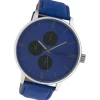 Oozoo Damen Armbanduhr Timepieces Analog Leder blau UOC10310