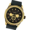 Oozoo Damen Armbanduhr Timepieces Analog Leder schwarz UOC10319