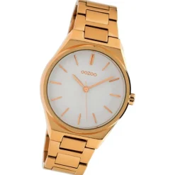 Oozoo Damen Armbanduhr Timepieces Analog Metall rosegold UOC10343