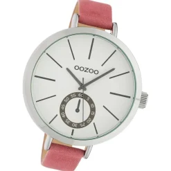 Oozoo Damen Armbanduhr Timepieces Analog Leder rose UOC10464