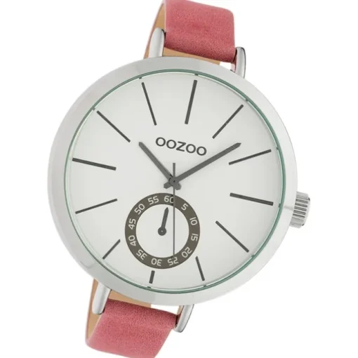 Oozoo Damen Armbanduhr Timepieces Analog Leder rose UOC10464