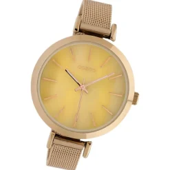 Oozoo Damen Armbanduhr Timepieces Analog Metall rosegold UOC10470