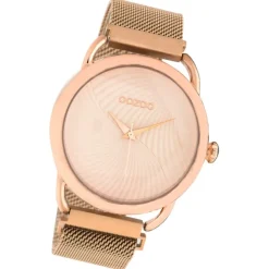 Oozoo Damen Armbanduhr Timepieces Analog Metall rosegold UOC10697