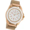 Oozoo Damen Armbanduhr Timepieces Analog Metall rosegold UOC10738