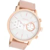 Oozoo Damen Armbanduhr Timepieces Analog Leder rosa UOC9056A