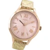 Oozoo Damen Armbanduhr Timepieces Analog Leder gold UOC9478A