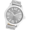 Oozoo Damen Armbanduhr Timepieces Analog Leder silber UOC1082A