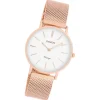 Oozoo Damen Armbanduhr Timepieces Analog Metall rosegold UOC9919A