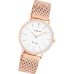 Oozoo Damen Armbanduhr Timepieces Analog Metall rosegold UOC9919A