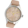Oozoo Damen Armbanduhr Timepieces C10072 Quarzwerk Leder rosa UOC10072