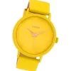 Oozoo Damen Armbanduhr Timepieces C10395 Quarzwerk Leder gelb UOC10395